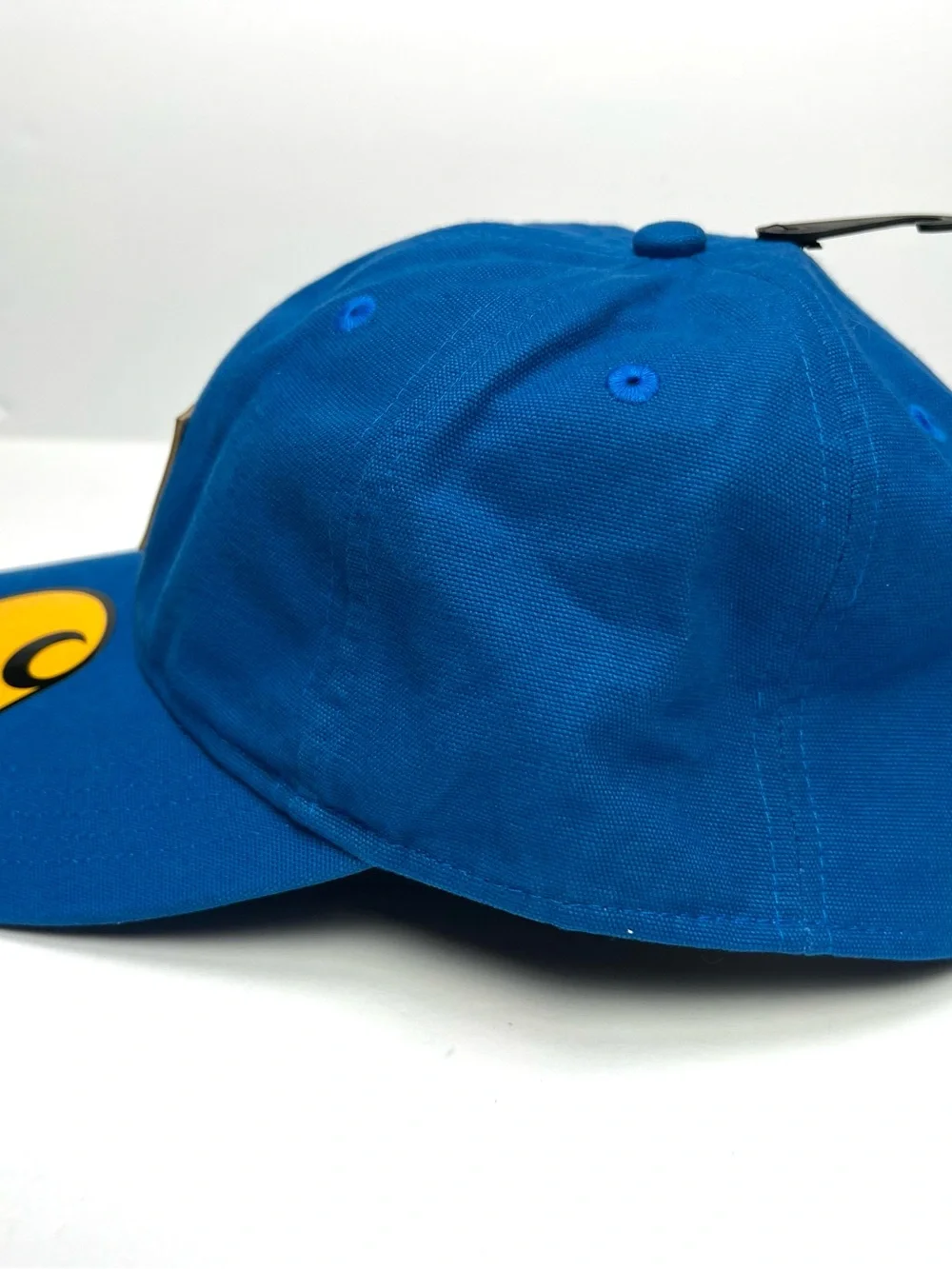Carhartt Force Canvas Logo Hat Cap Blue Adjustable Strapback Unstructured Cotton